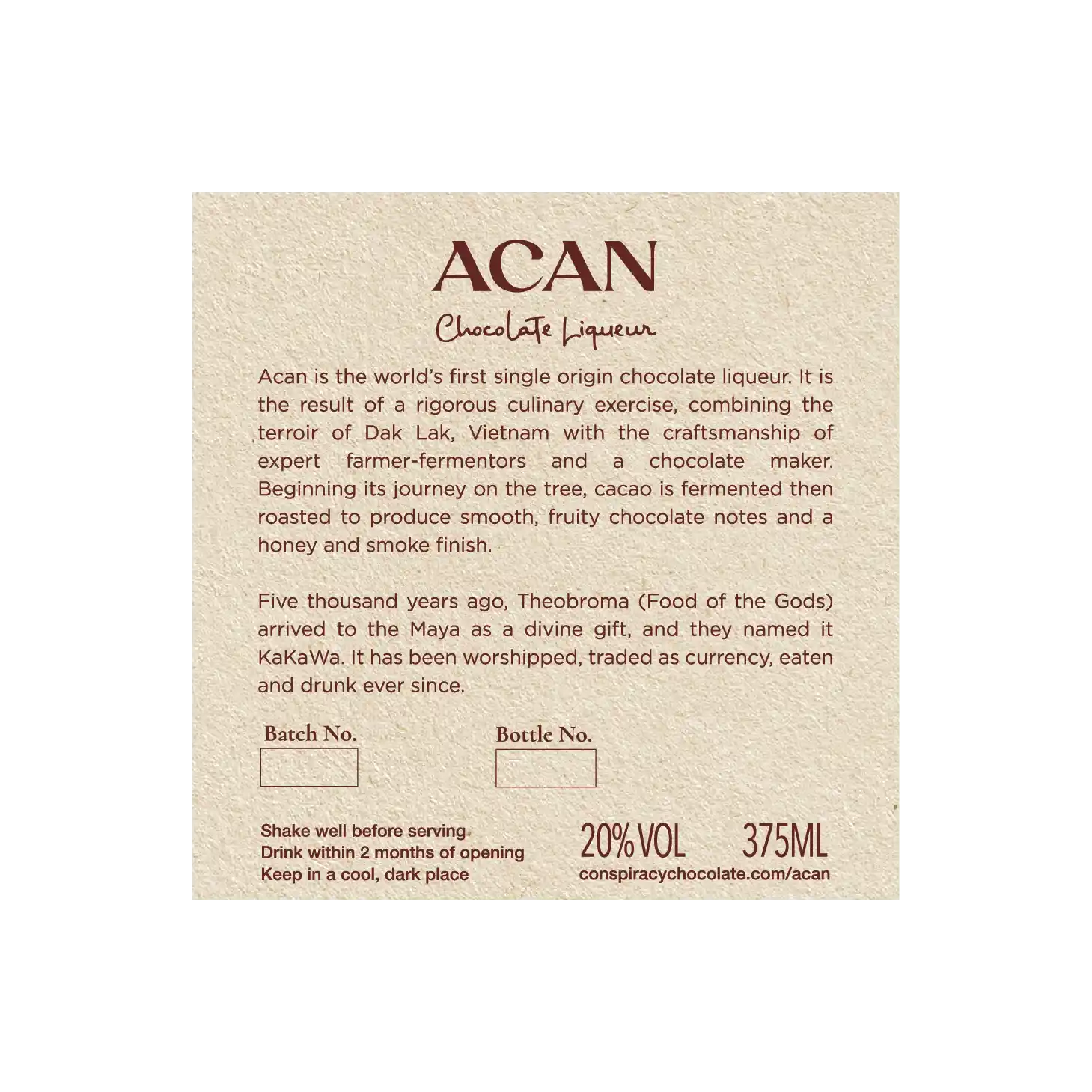 Acan Chocolate Liqueur — 5